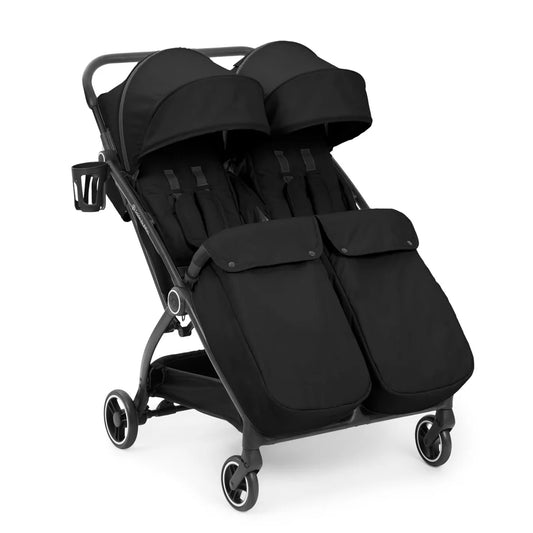 Ickle Bubba Aries Double Max Autofold Stroller, Black