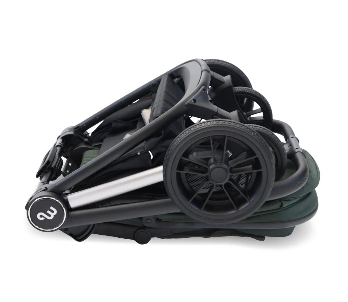 My Babiie Mb450i Forest Green With Isofix Base