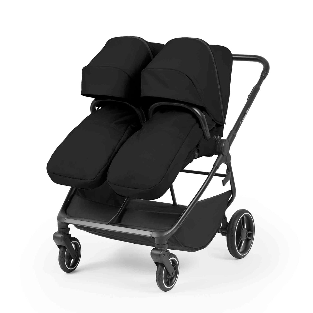 Ickle Bubba Altair Twin 17 Piece Travel System with i-Size Nimbus 180 Spin Car Seats & ISOFIX Bases, Black * PRE ORDER BEGINNING OCTOBER