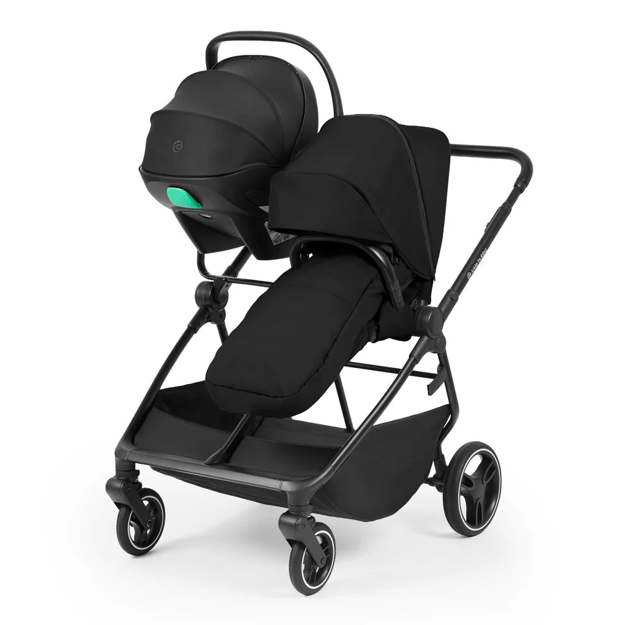 Ickle Bubba Altair Growing Families 13 Piece Travel System with i-Size Nimbus 180 Spin Car Seat & ISOFIX Base, Black *PRE ORDER BEGINNING OCTOBER