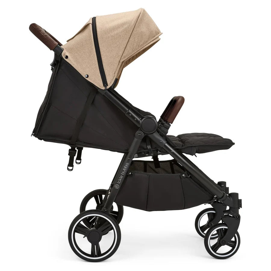Ickle Bubba Venus Double Stroller - Biscuit