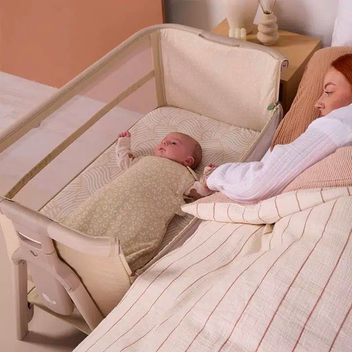 Tutti Bambini Cozee Zen Bedside Crib – Sand