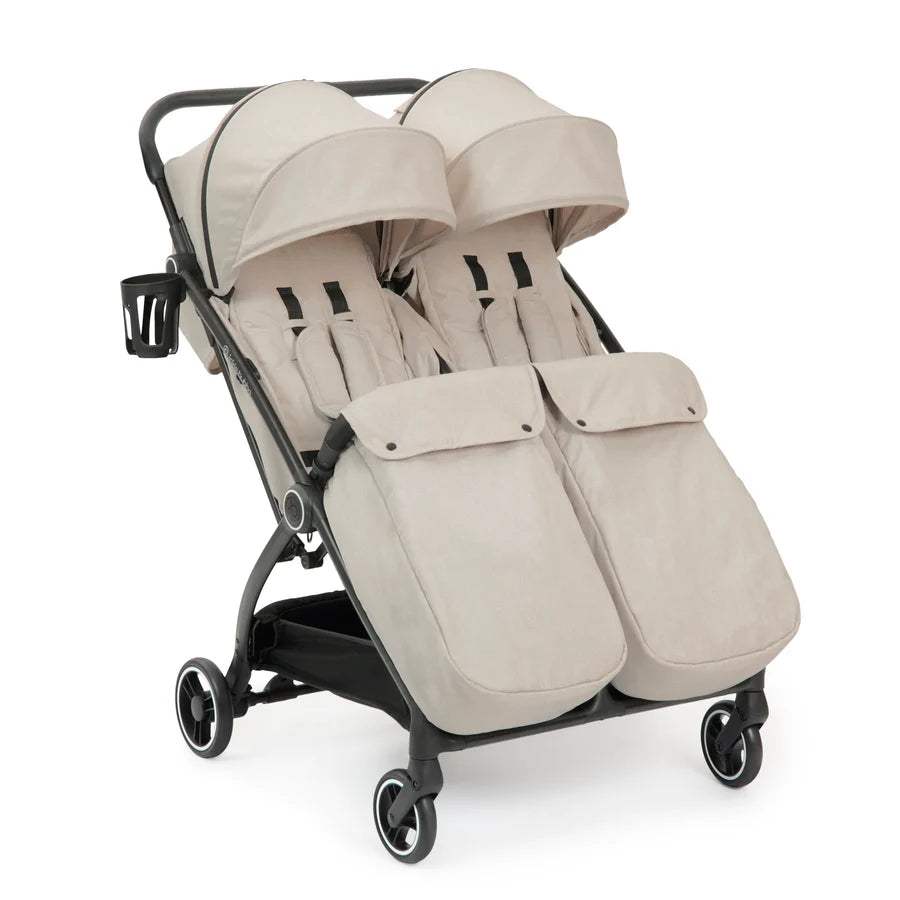 Ickle Bubba Aries Double Max Autofold Stroller, Stone