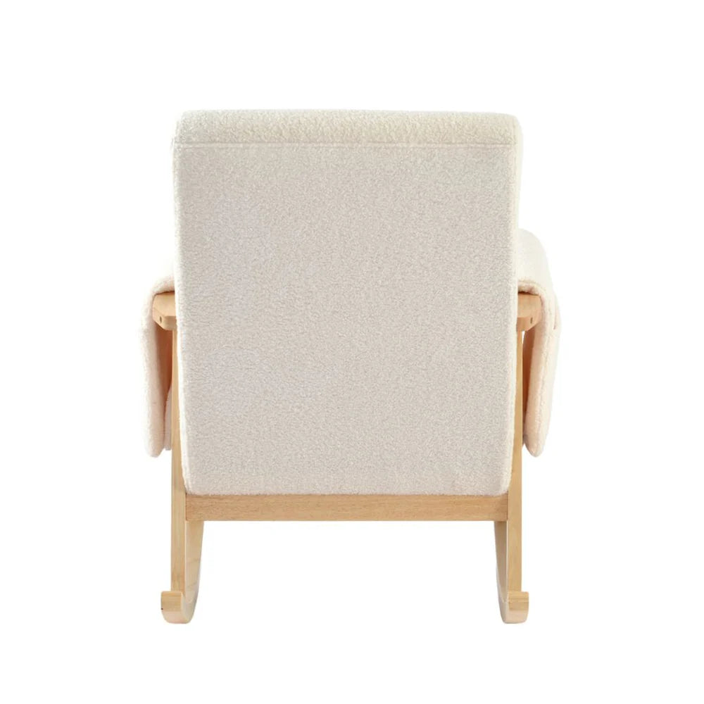 Bebe & Beyond Storyteller Nursing Chair – Off-White Teddy
