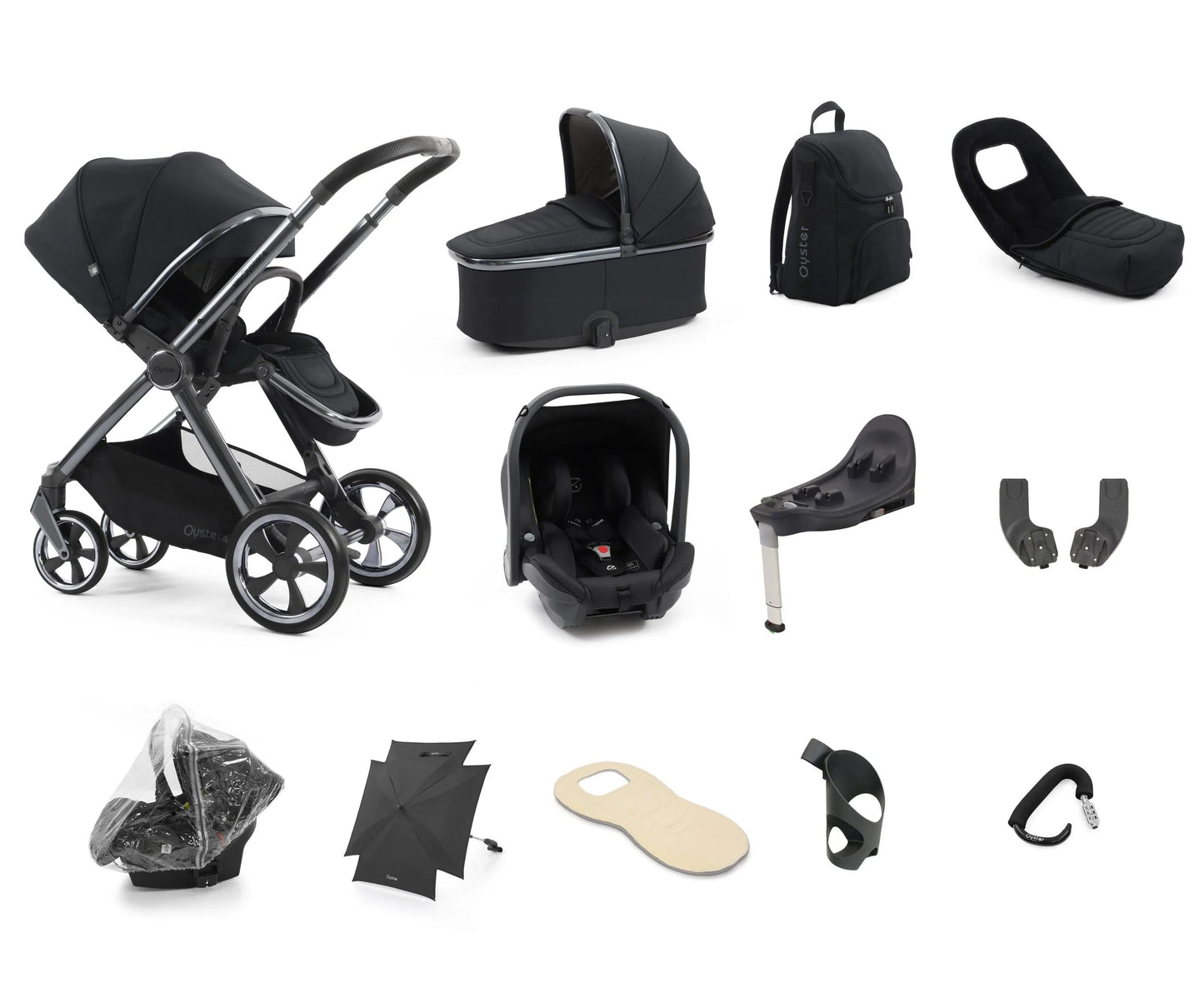 Babystyle Oyster 4 Bundle 12 Piece - Carbonite Ultimate