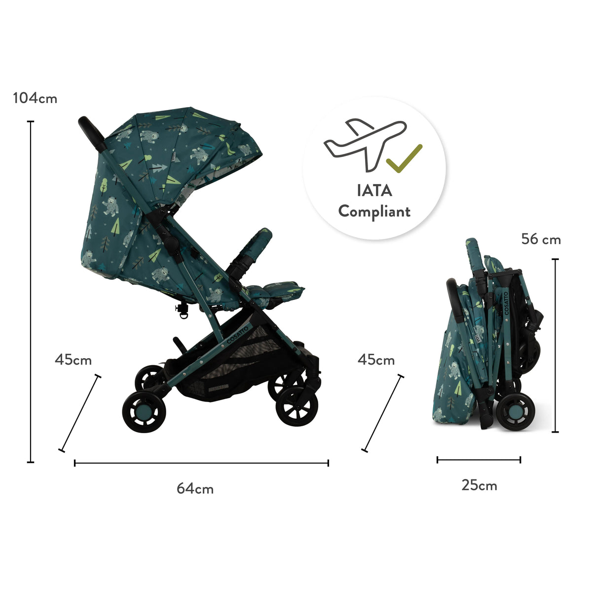 Cosatto Yo! Stroller Yeti *SEPTEMBER OFFER