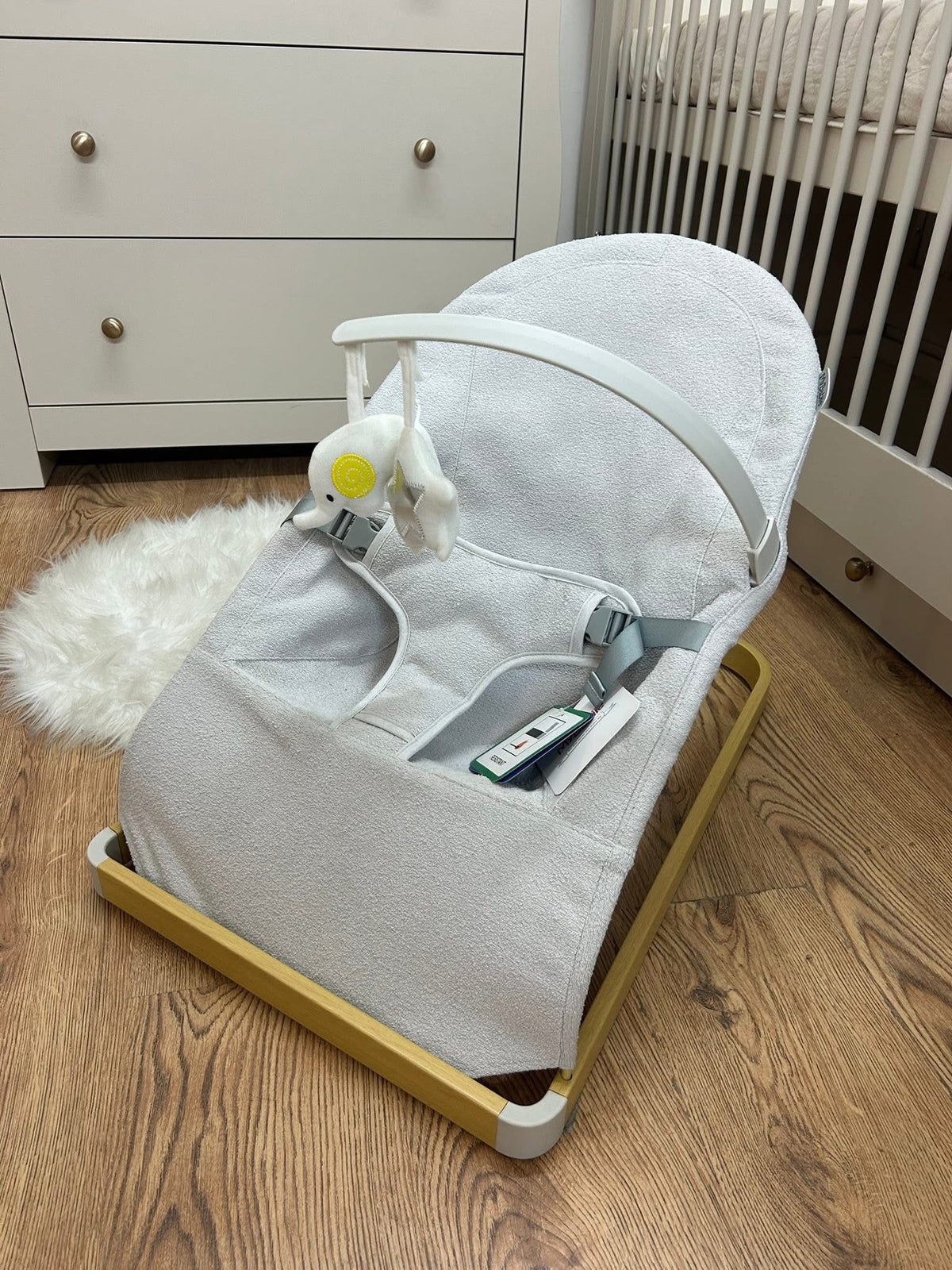 My Babiie Baby Bouncer - Grey ~ Birmingham store
