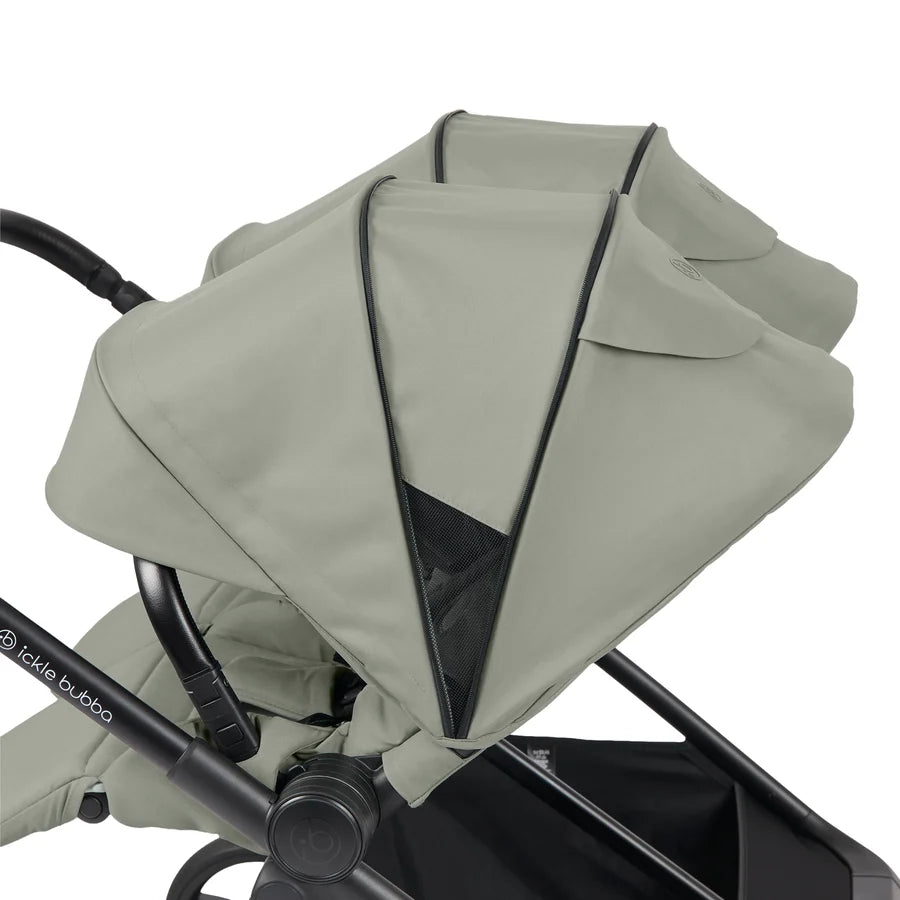 Ickle Bubba Altair Twin Stroller, Laurel Green * PRE ORDER BEGINNING OCTOBER