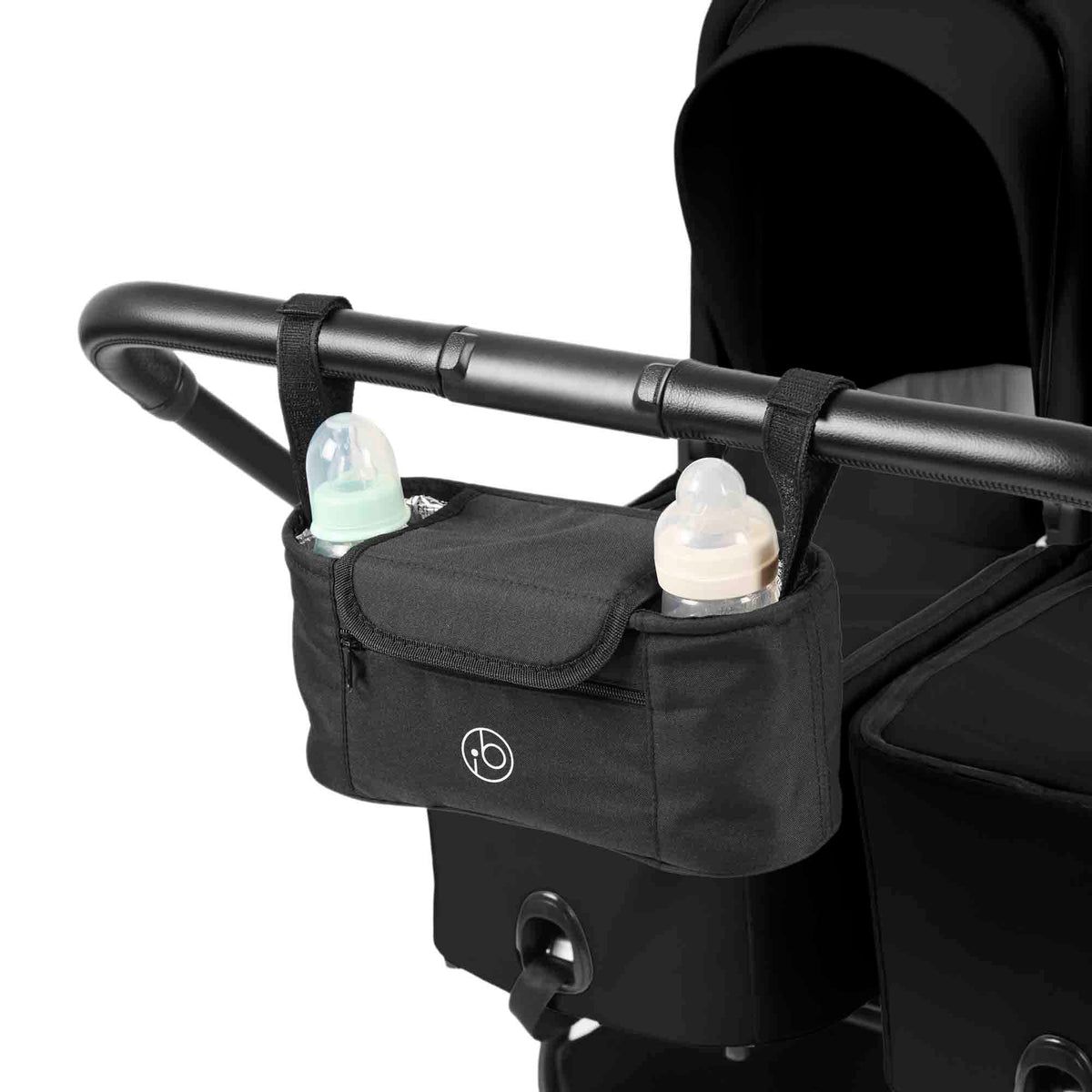 Ickle Bubba Altair Twin 17 Piece Travel System with i-Size Nimbus 180 Spin Car Seats & ISOFIX Bases, Black * PRE ORDER BEGINNING OCTOBER