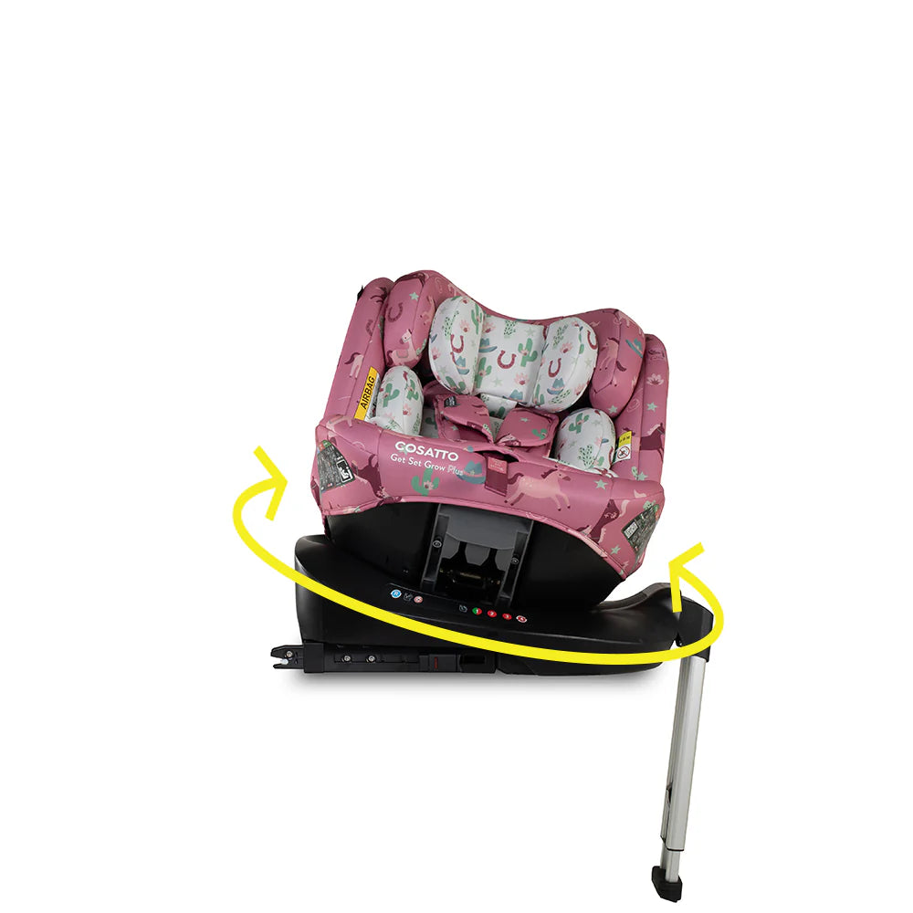 Cosatto Get Set Grow Plus i-Size 360 Car Seat - Pony Party