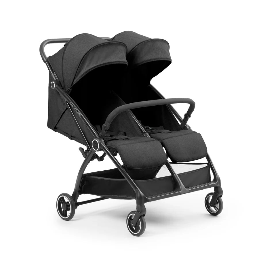 Ickle Bubba Aries Double prime  Autofold Stroller, Graphite Grey