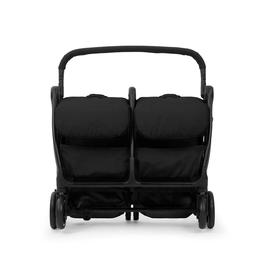 Ickle Bubba Aries Double Autofold Stroller, Black
