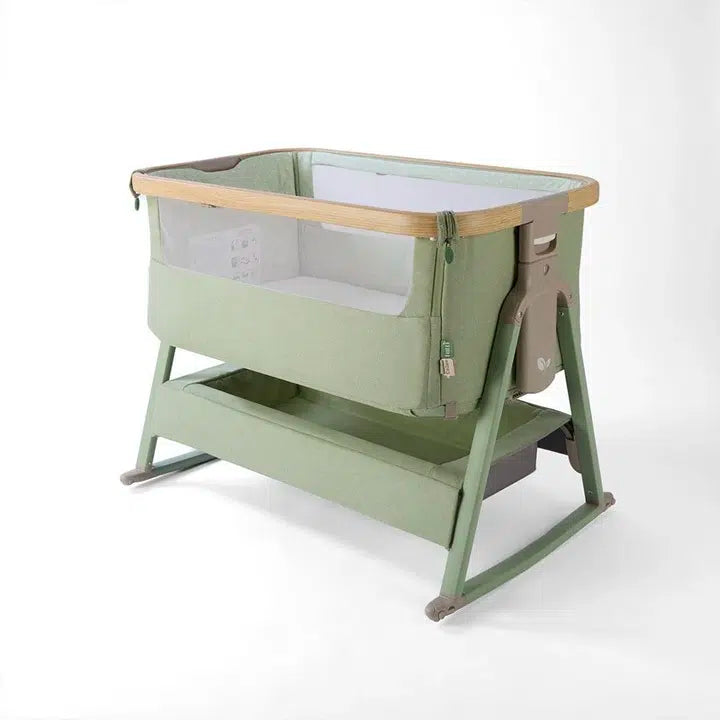 Tutti Bambini Cozee Air 2 Bedside Crib – Drifted Oak/Eucalyptus