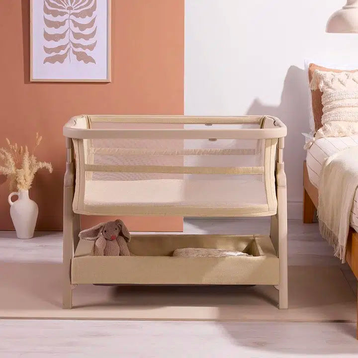 Tutti Bambini Cozee Zen Bedside Crib – Sand