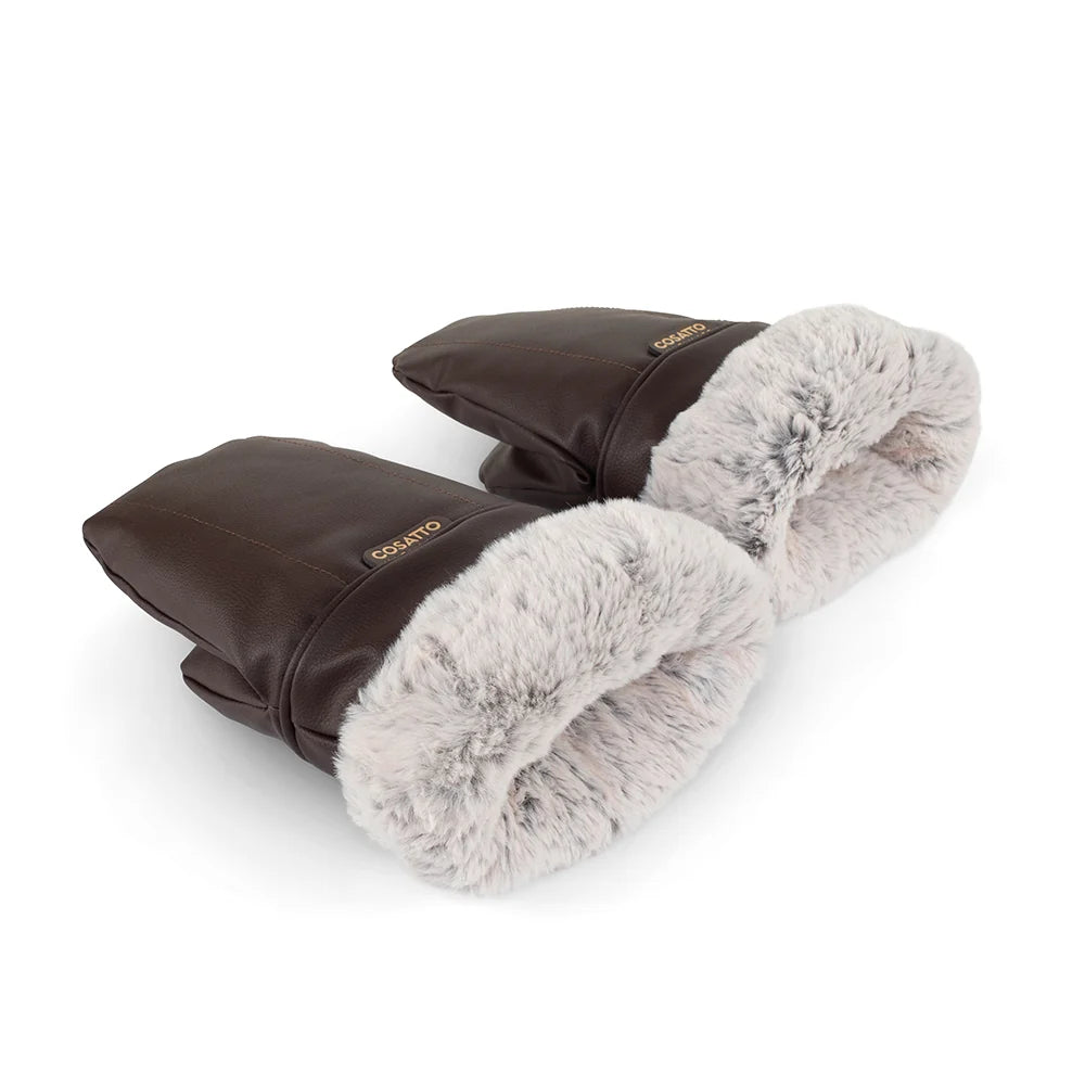 Cosatto Ultimate Heated Snuggle Mitts Brown