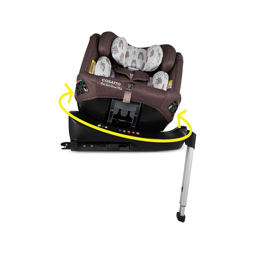 Cosatto Get Set Grow Plus i-Size 360 Car Seat - Bear Hug