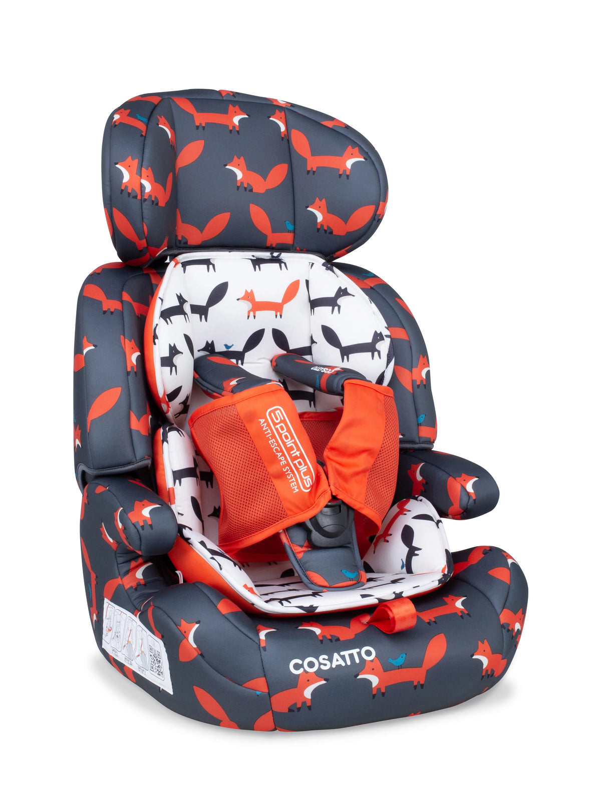 Cosatto Zoomi 123 Car Seat - Charcoal Mister Fox