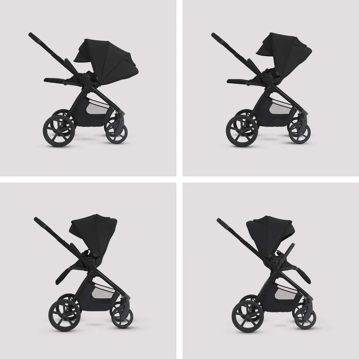 Silver Cross Cove 2 Onyx Travel System Ultimate 360 Family Car Seat Bundle (11 piece)