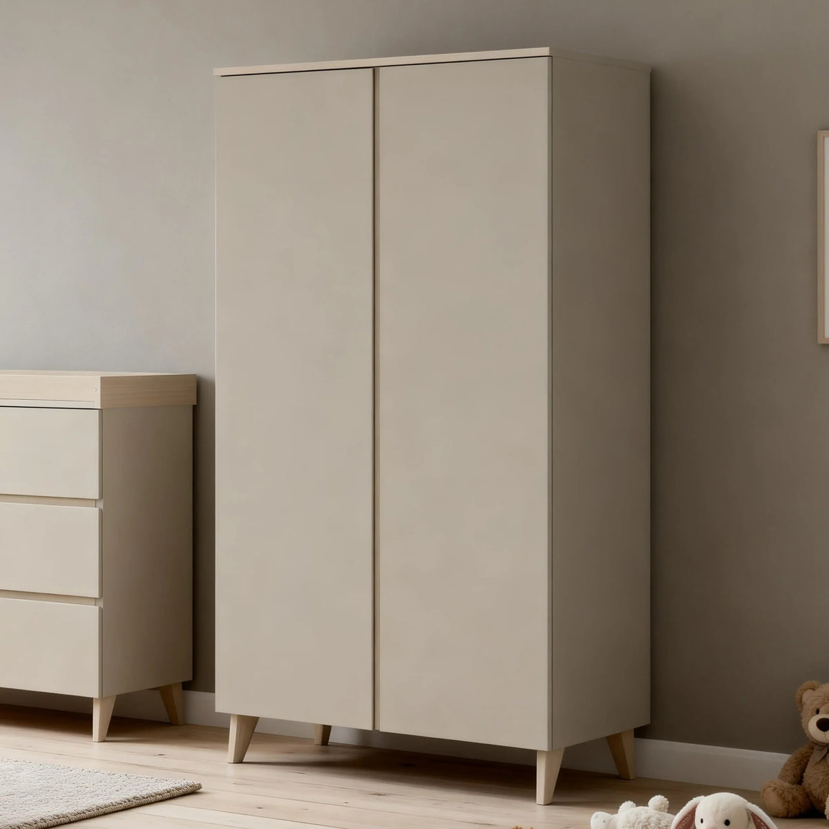 Babymore Dante Nursery wardrobe  Cashmere