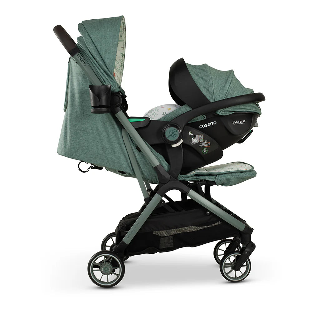 Cosatto Woosh City Recline Car Seat Bundle Meadow