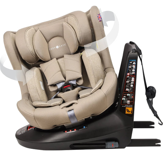 Cozy n safe Comet+ i-Size 360 ~ Ecru ~ Birmingham store