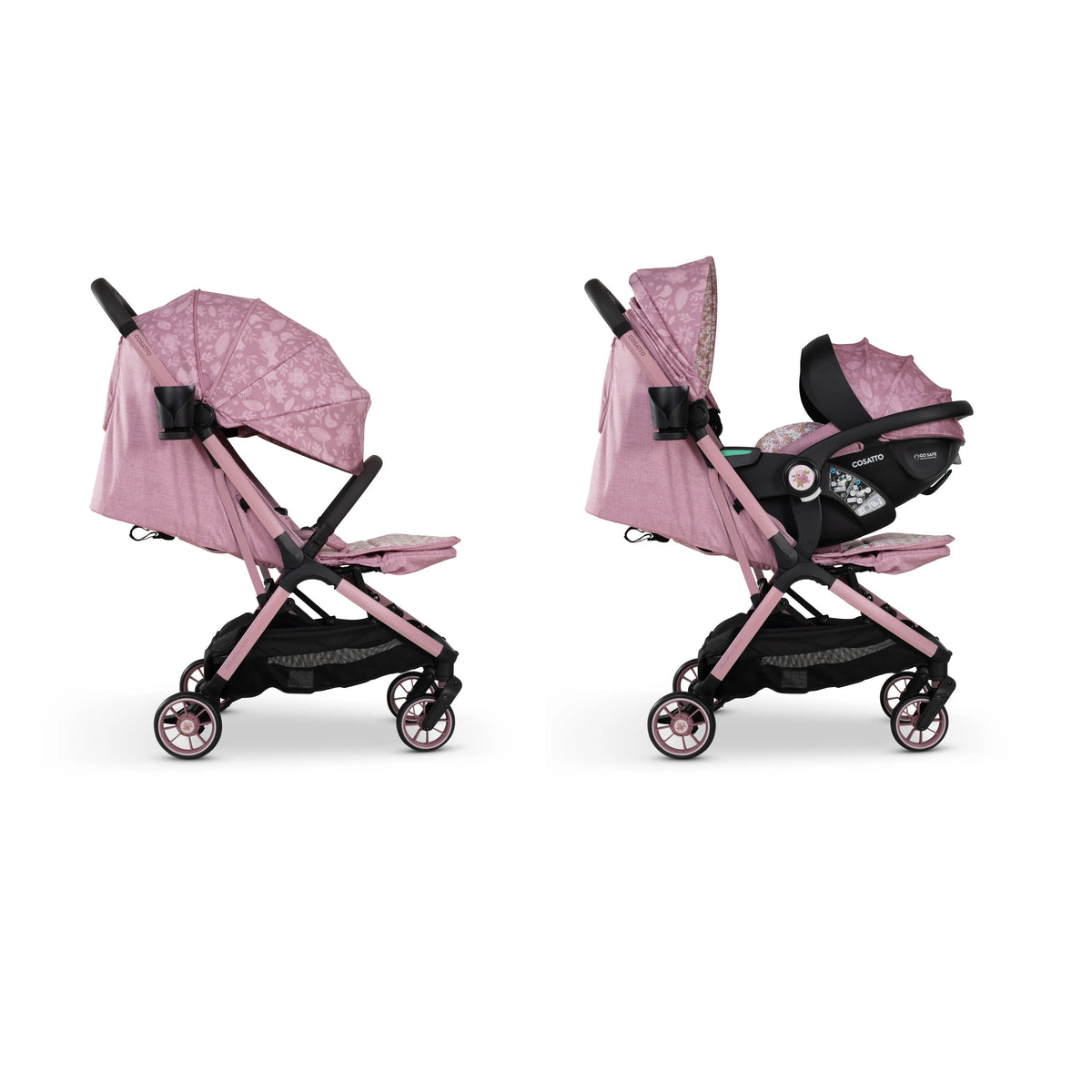 Cosatto Woosh City Recline Car Seat Bundle Camille