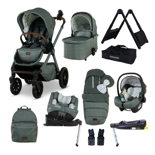 Cosatto Giggle 4 Special Edition All Stage Home and Travel Bundle  Tiny Treetops * PRE ORDER BEGINNING SEPTEMBER