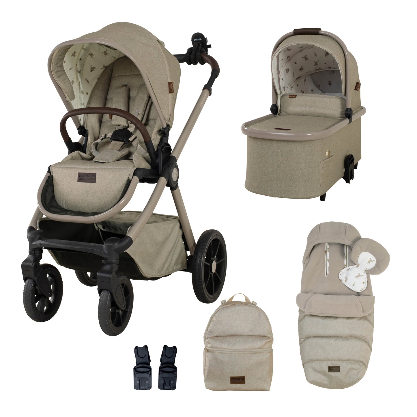 Cosatto Giggle 4 Special Edition Pram and Accessory Bundle Hushmouse * PRE ORDER BEGINNING SEPTEMBER