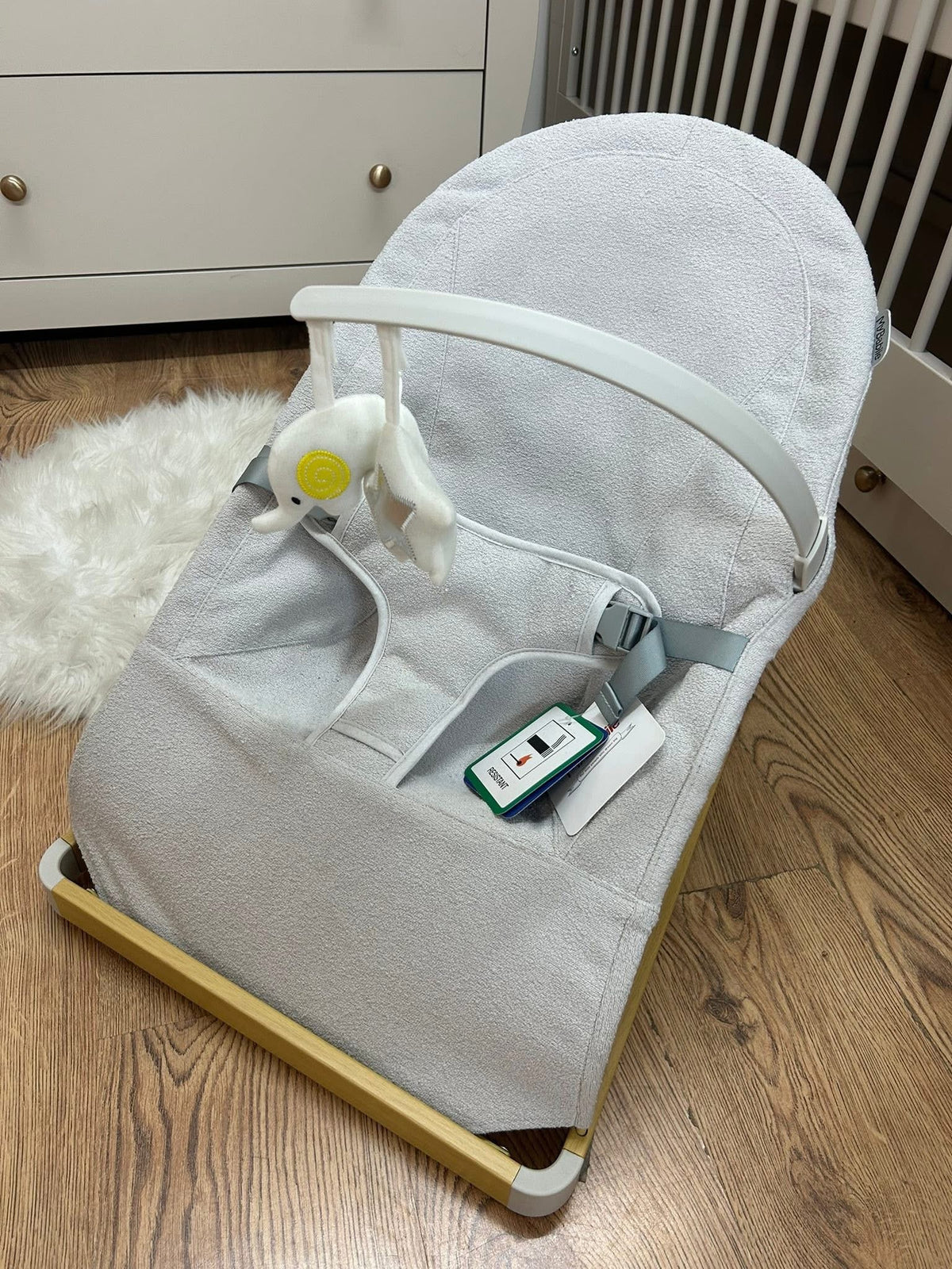 My Babiie Baby Bouncer - Grey ~ Birmingham store