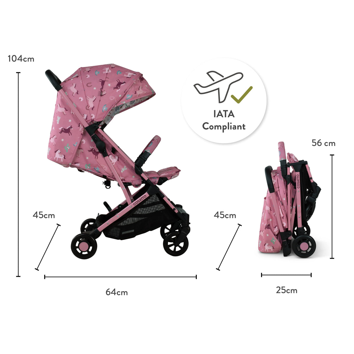 Cosatto Yo! Stroller Pony Party *AUGUST OFFER