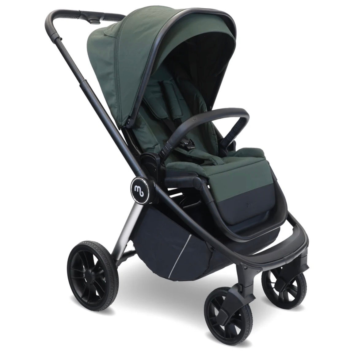 My Babiie Mb450i Forest Green With Isofix Base