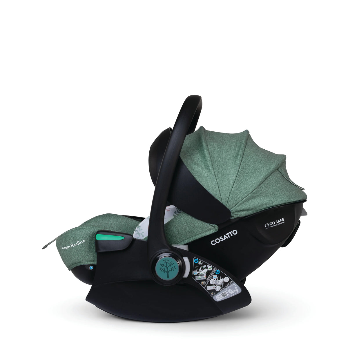Cosatto Woosh City Recline Car Seat Bundle Meadow