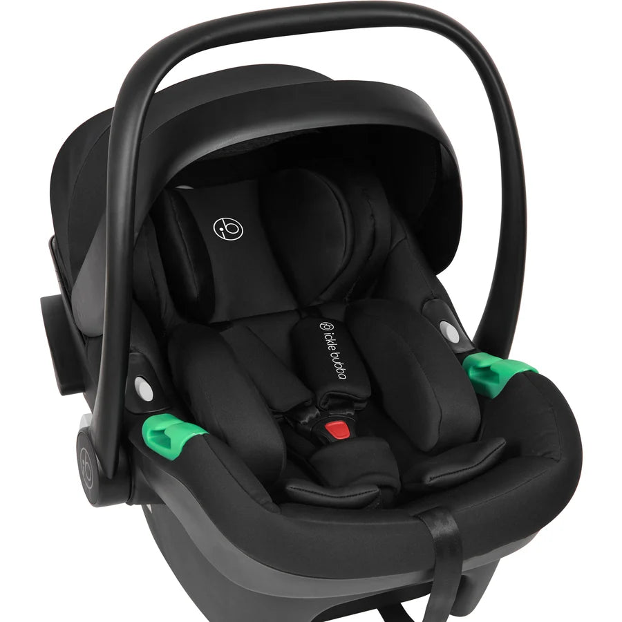 Ickle Bubba Altair Twin 17 Piece Travel System with i-Size Nimbus 180 Spin Car Seats & ISOFIX Bases, Black * PRE ORDER BEGINNING OCTOBER