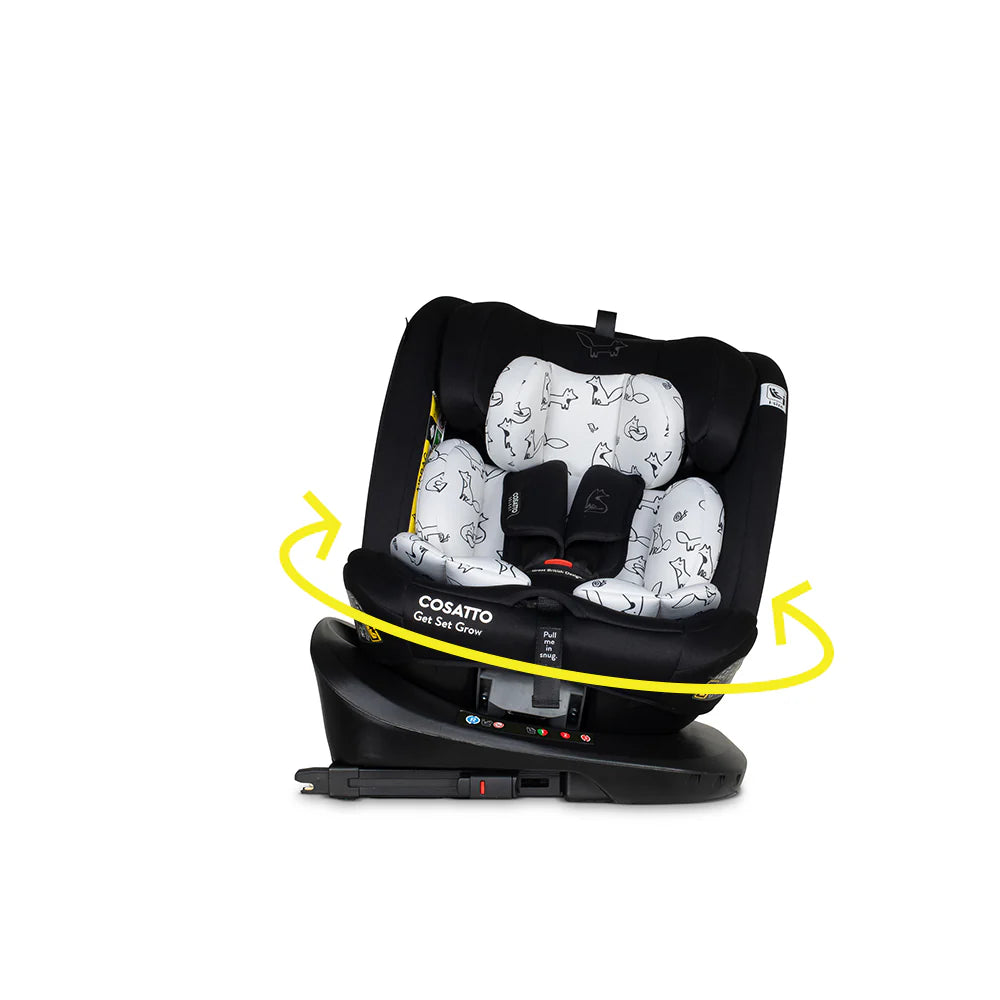 Cosatto Get Set Grow i-Size Car Seat Foxed