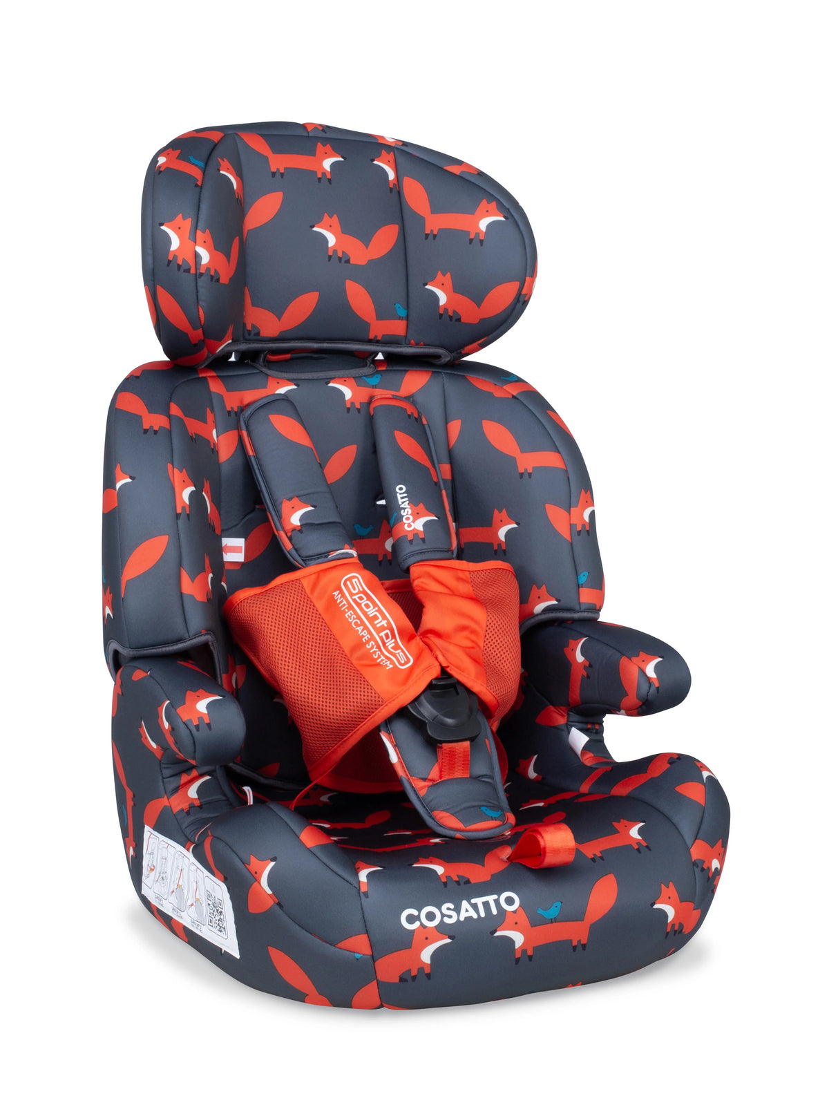 Cosatto Zoomi 123 Car Seat - Charcoal Mister Fox