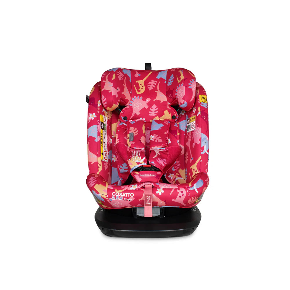Cosatto Get Set Grow i-Size Car Seat Dino Delite