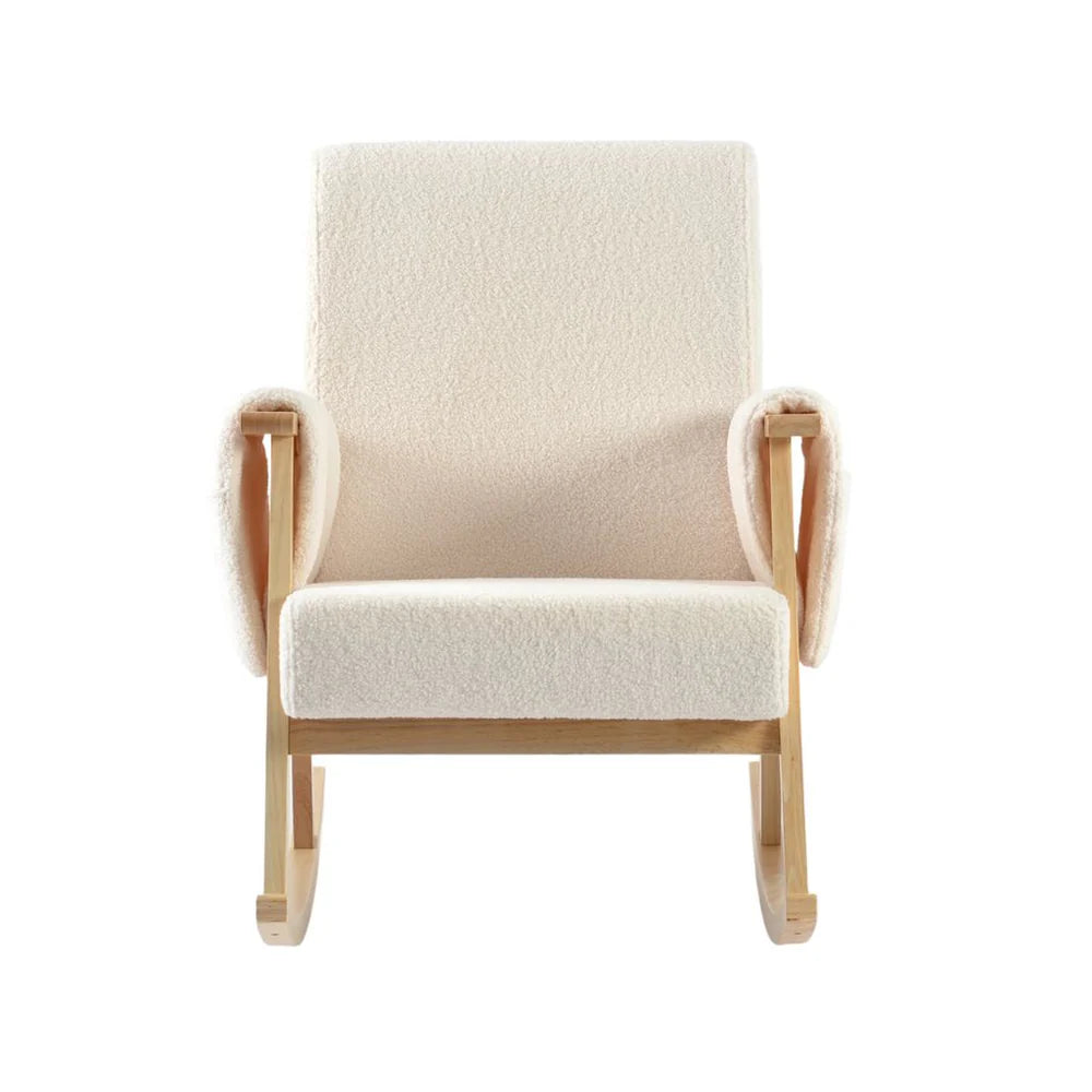 Bebe & Beyond Storyteller Nursing Chair – Off-White Teddy