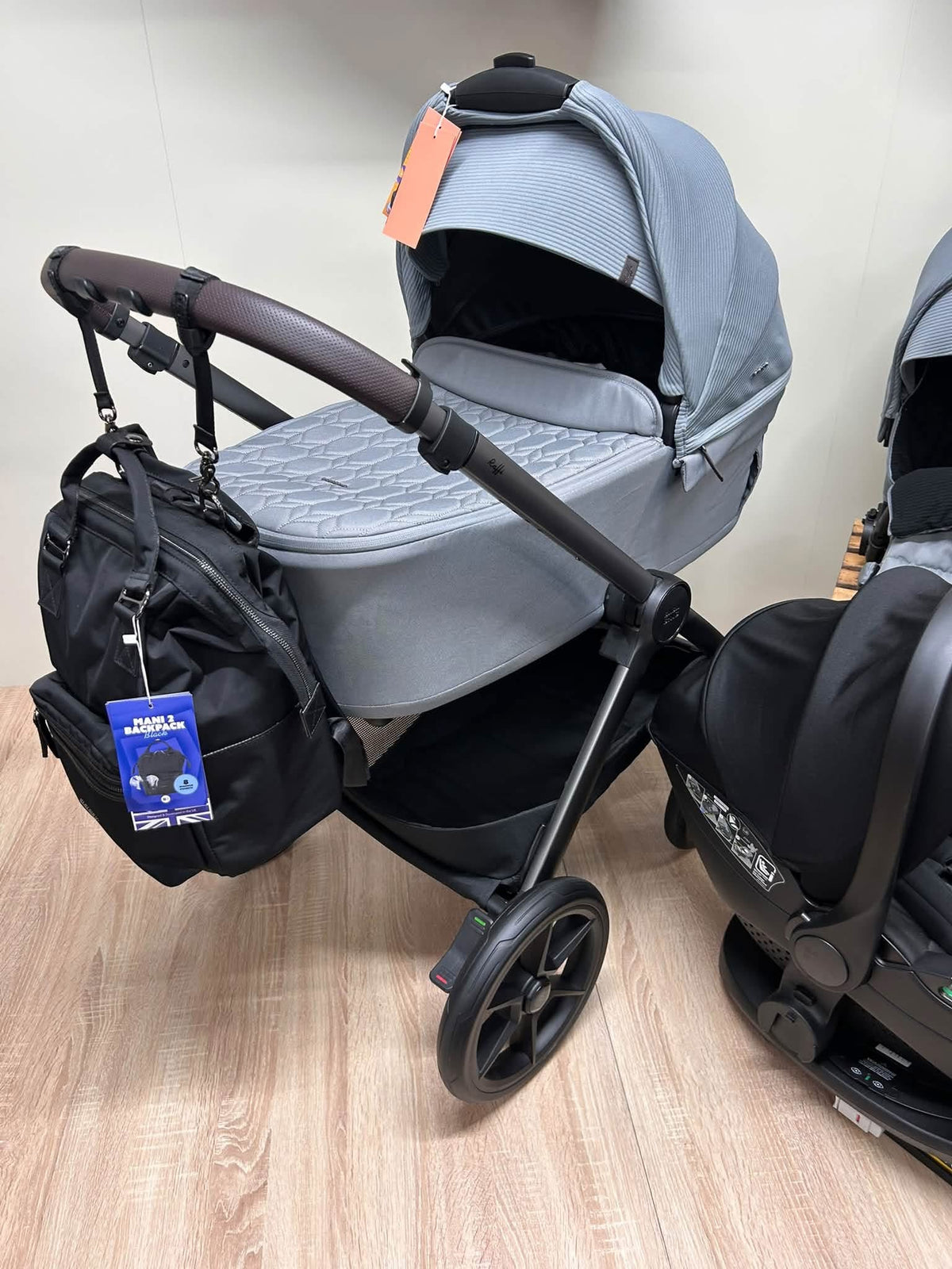 Bababing Raffi travel system - duck egg ~ ex display Birmingham store