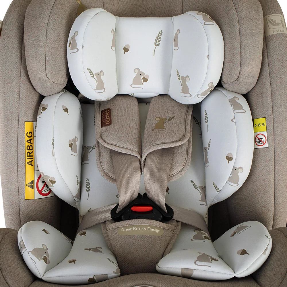 Cosatto Get Set Grow Plus i-Size 360 Car Seat - Hushmouse * PRE ORDER END SEPTEMBER