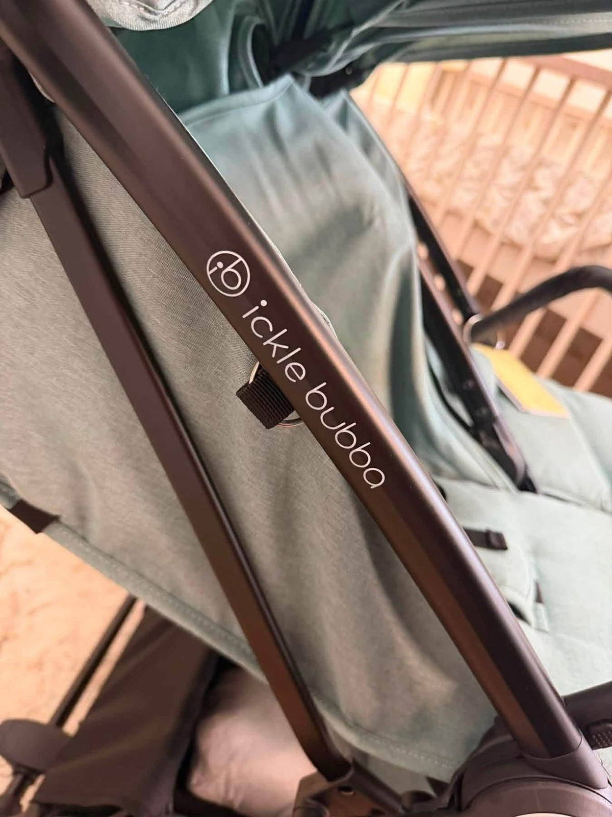 Ickle Bubba Aries Double Max Autofold Stroller, Sage~ EX DISPLAY BIRMINGHAM STORE