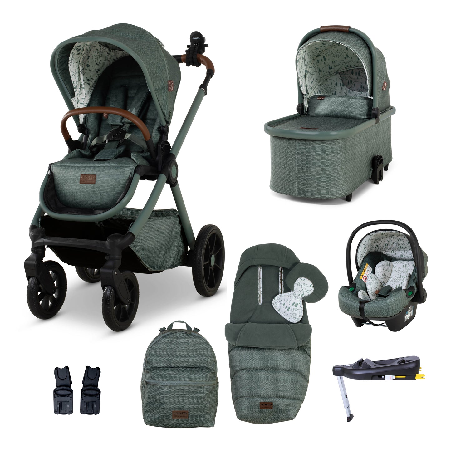 Cosatto Giggle 4 Special Edition Everything Bundle Tiny Treetops * PRE ORDER BEGINNING SEPTEMBER