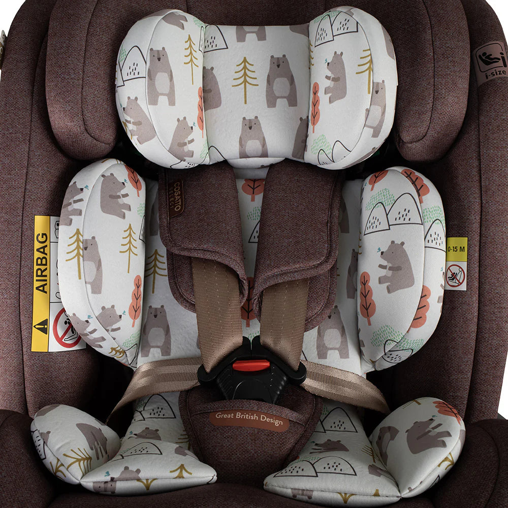 Cosatto Get Set Grow Plus i-Size 360 Car Seat - Bear Hug