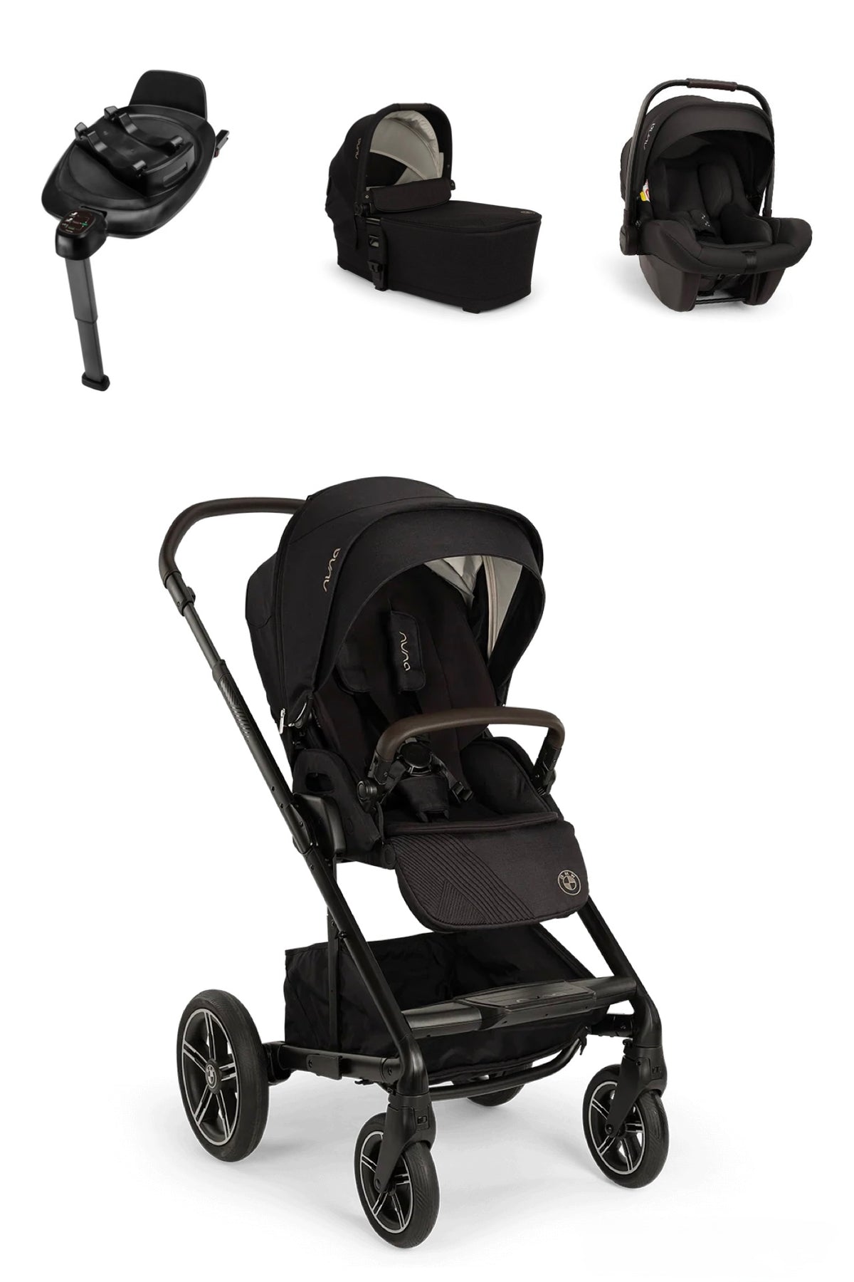 Nuna Mixx NEXT BMW + PIPA Lite Travel System - BMW Element Ex Display FREE Joie Swivel Swing Open Box