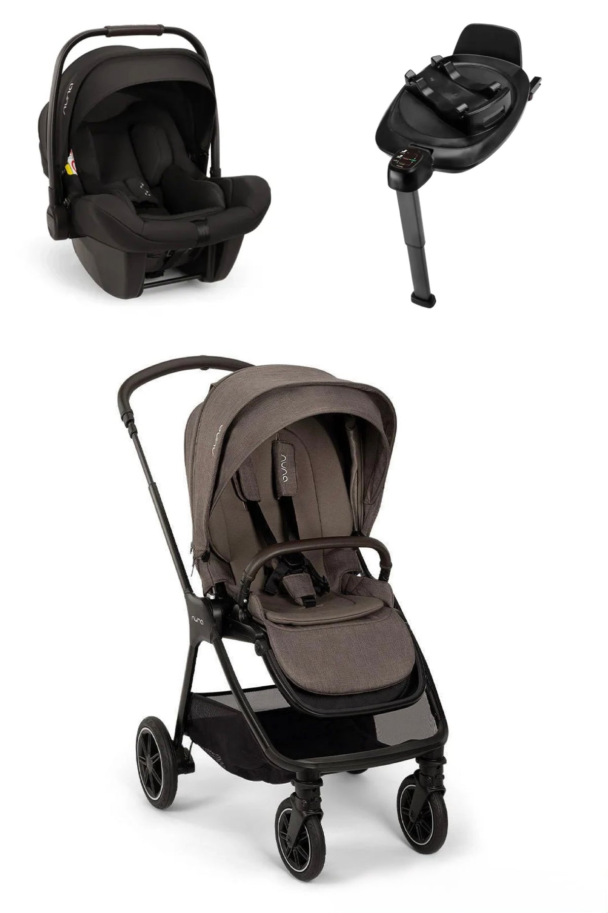Nuna TRIV next Stroller - Chestnut Pipa Lite And Next Base