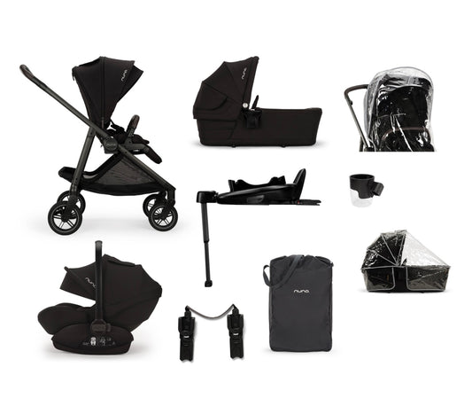 Nuna SWIV ARRA NEXT Travel System Bundle - Caviar
