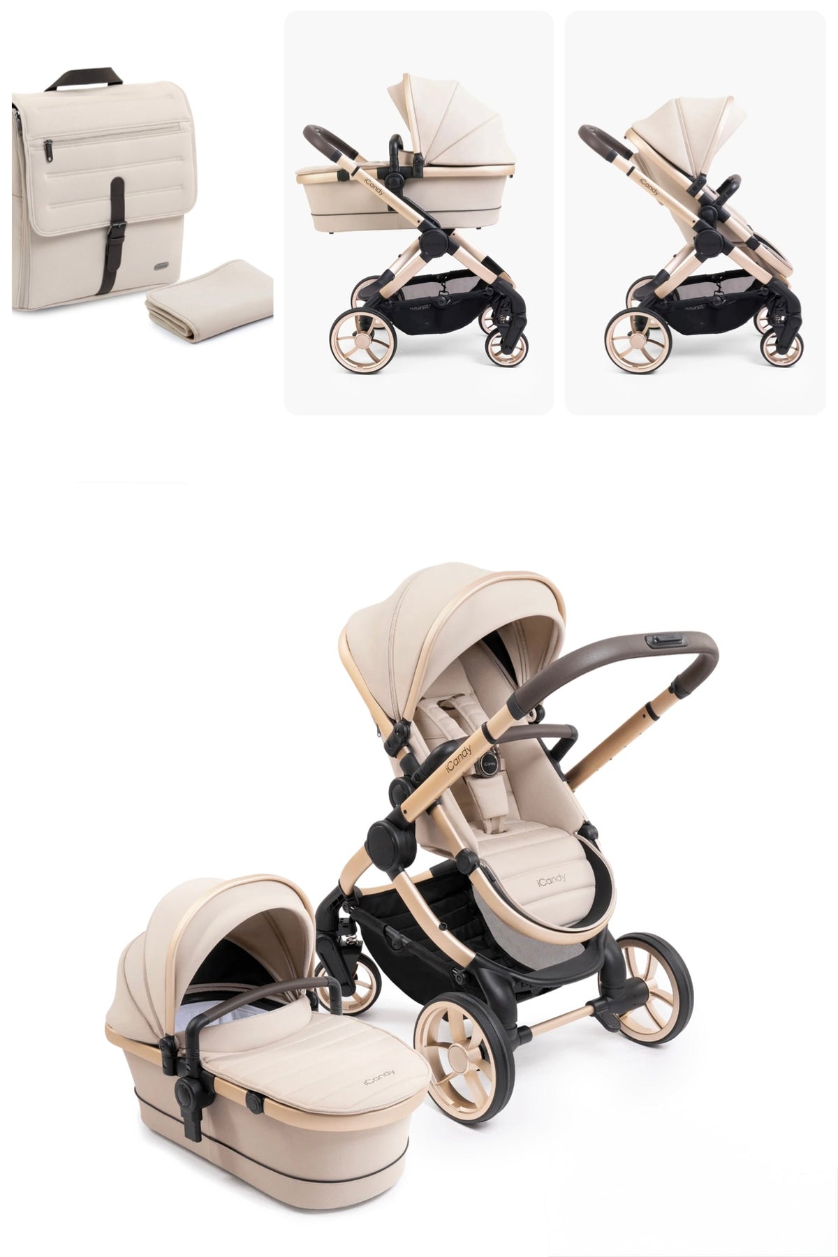 iCandy Peach 7 Bundle In Biscotti Ex Display