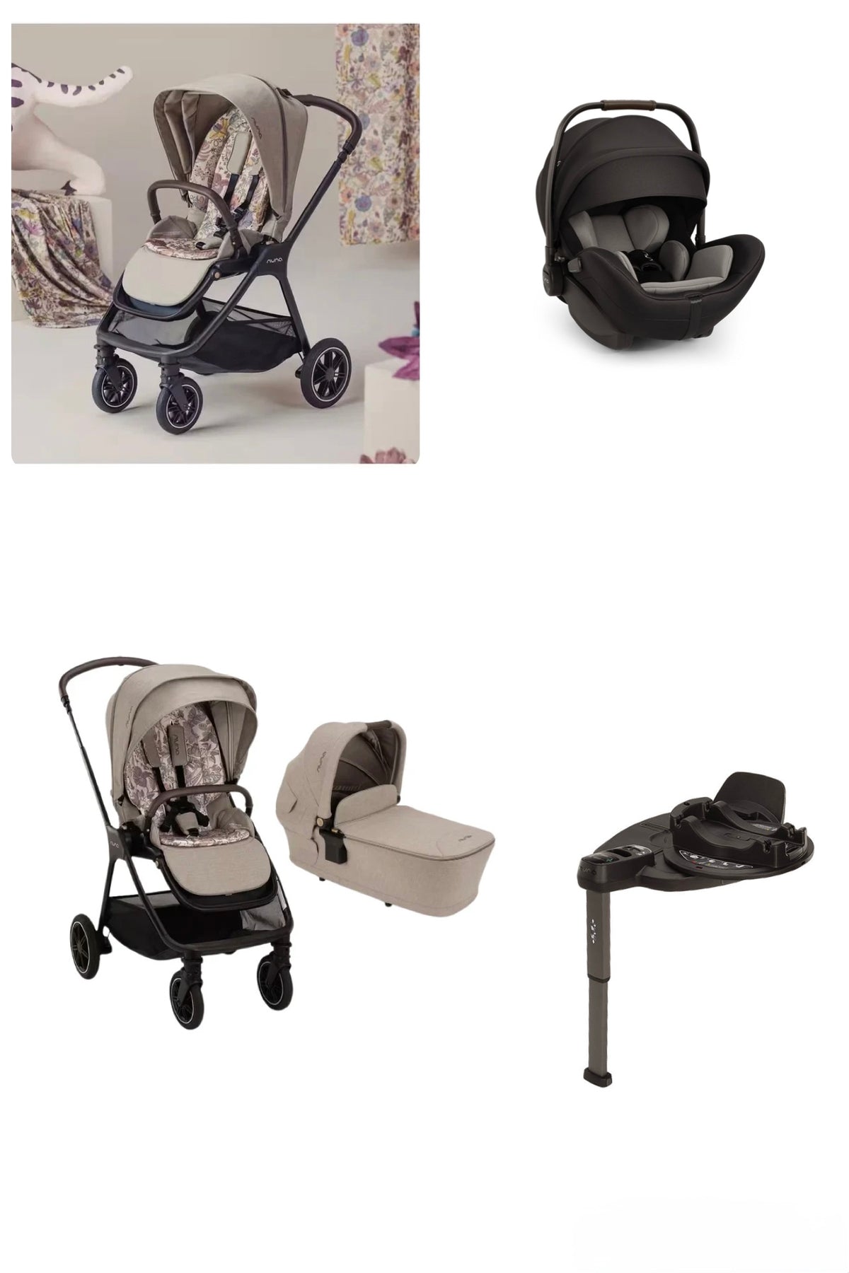 Nuna TRIV Next & ARRA Flex & BASE Curv Bundle - Liberty