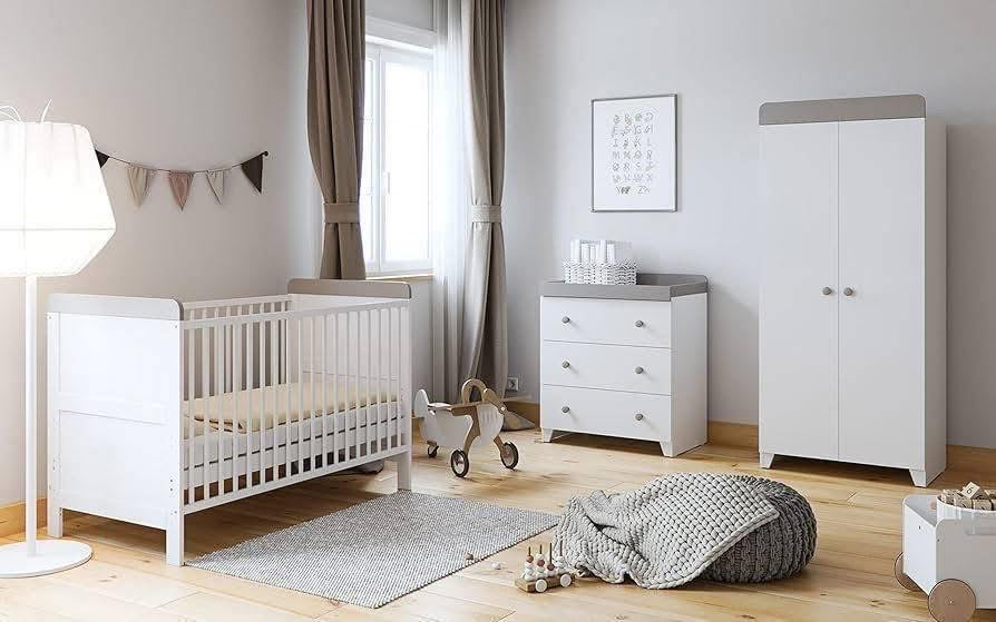 Owen 3 piece furniture set white and grey *Local delivery or store collection only