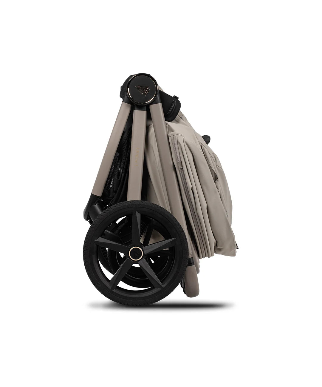 Venicci Upline3 Travel System Inc Tiago Car Seat & 360 Base 16 Piece Ultimate Bundle - Pebble Beige Car Seat