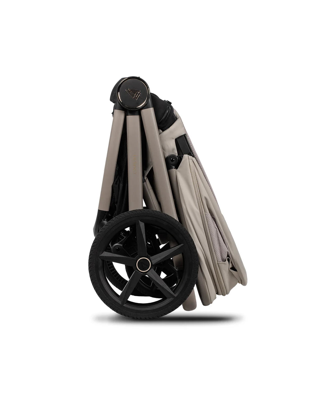 Venicci Upline3 Travel System Inc Tiago Car Seat & 360 Base 16 Piece Ultimate Bundle - Pebble Beige Car Seat